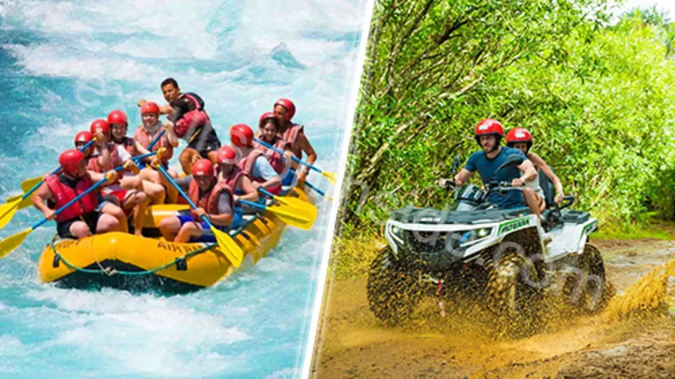 Rafting and Quad Safari in Side 2 in 1